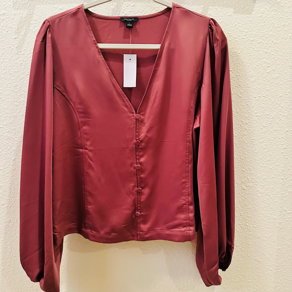 Ann Taylor long sleeve blouse